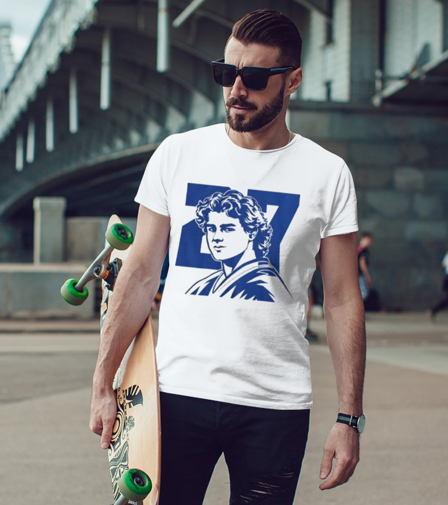 Toronto Maple Leafs Number 27 Matthew Mayich T-Shirt