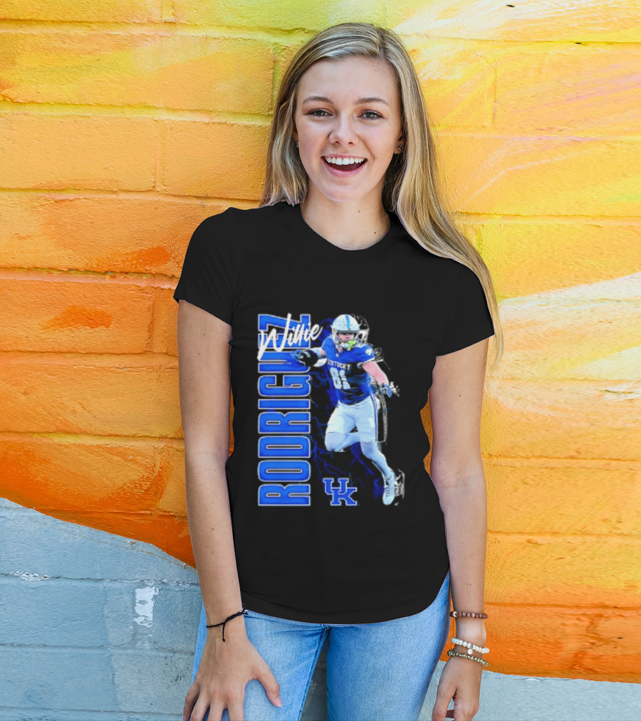 Willie Rodriguez Kentucky Wildcats NCAA Football UK T-Shirt