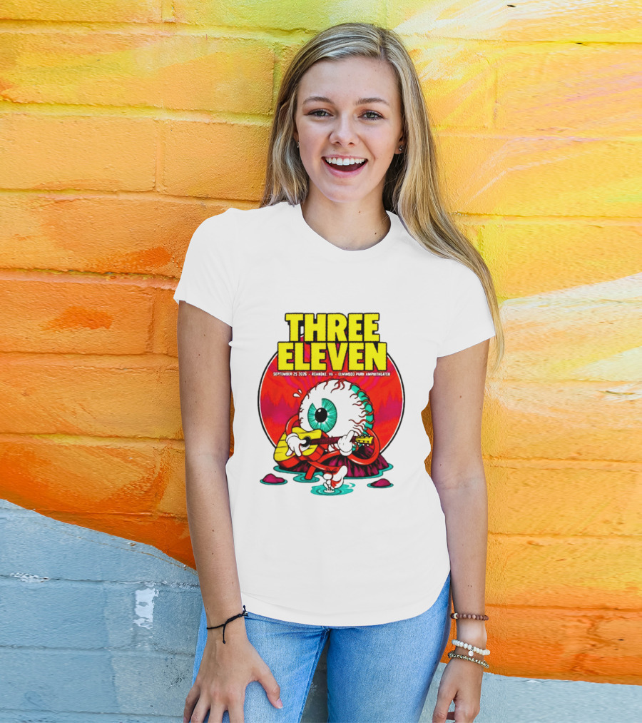 THREE ELEVEN September 25 2026 Roanoke VA Elmwood Park Amphitheater Event T-Shirt