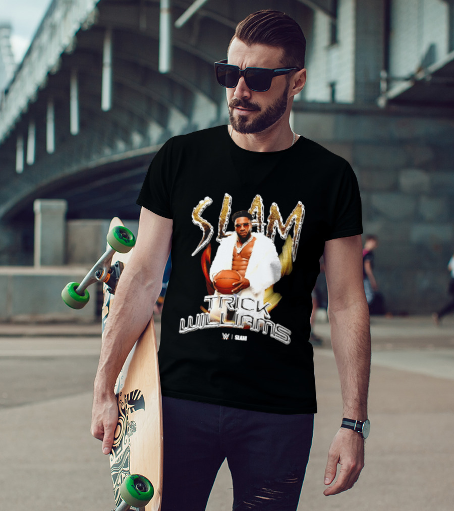 Trick Williams SLAM WWE Basketball Fashion Fusion T-Shirt