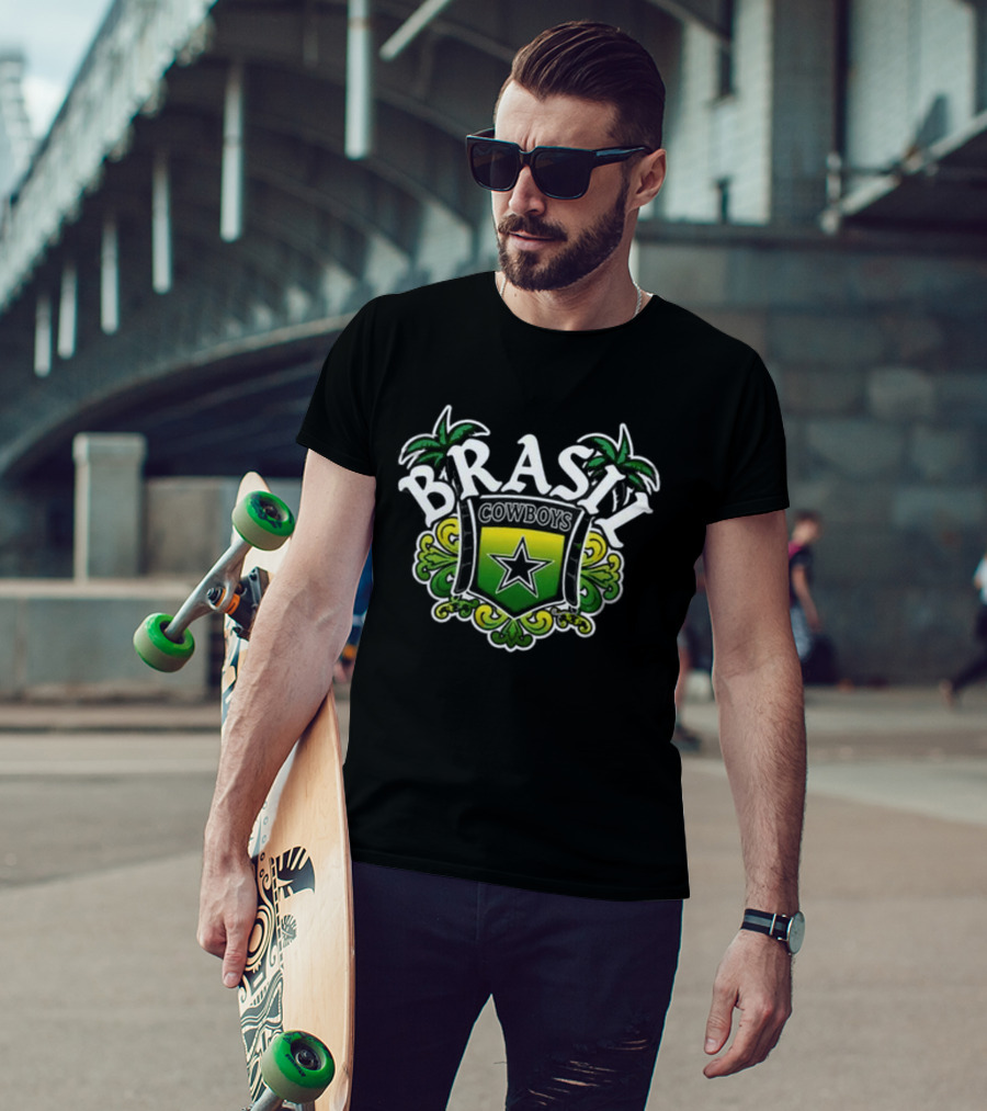 Dallas Cowboys Brazil Tropical Star 2026 T-Shirt