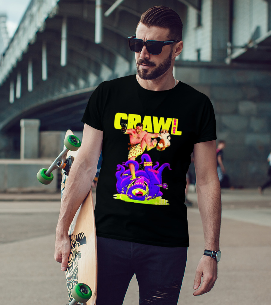 Crawl Or Die Critical Damage RPG Gamer Monster Attack T-Shirt