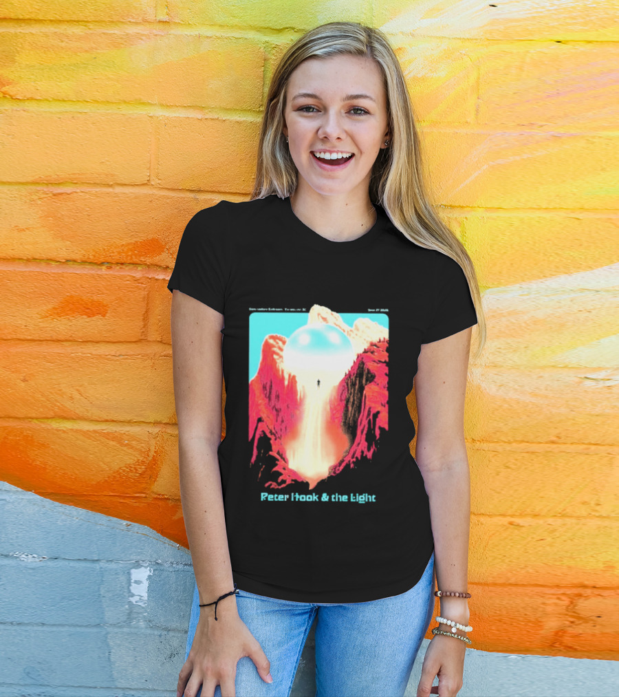 Peter Hook And The Light Vancouver BC Commodore Ballroom September 27 2026 Retro Futuristic Album Cover T-Shirt