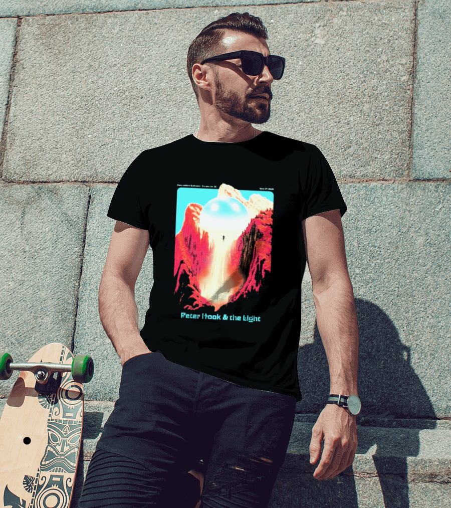 Peter Hook And The Light Vancouver BC Commodore Ballroom September 27 2026 Retro Futuristic Album Cover T-Shirt
