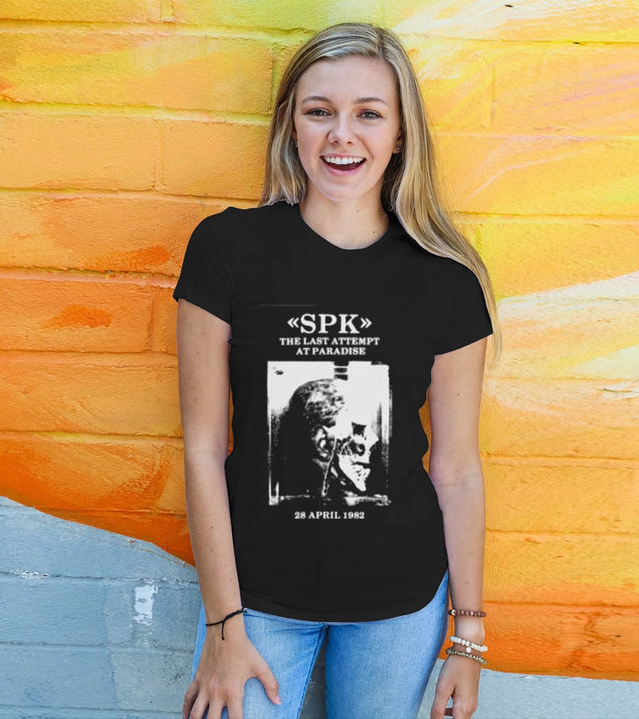 SPK The Last Attempt At Paradise Event 28 April 1982 T-Shirt