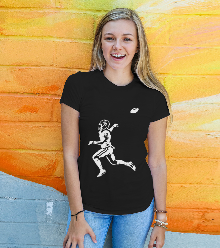 Oklahoma Sooners John Mateer Football Quarterback Crimson Pass T-Shirt