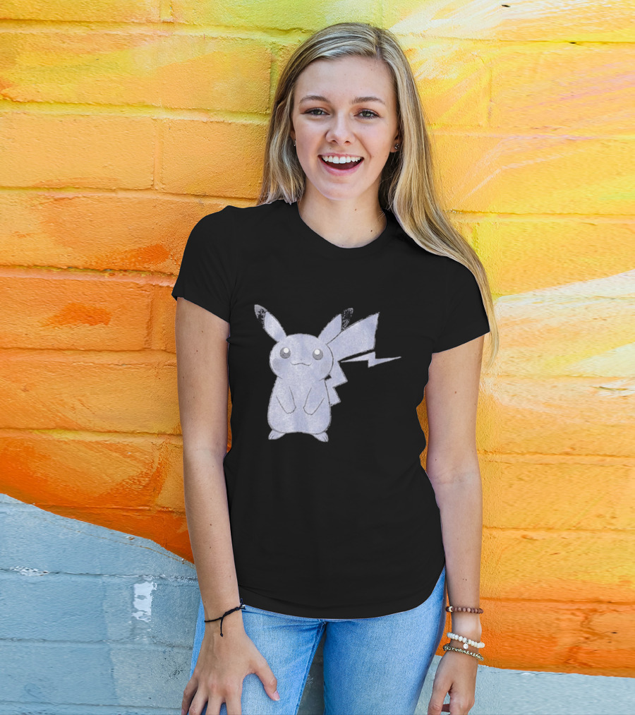 Thunderbolt Project Black Pikachu By Fragment And Pokémon Los Angeles T-Shirt