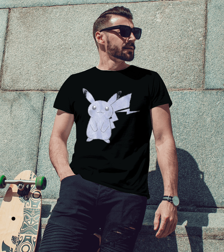 Thunderbolt Project Black Pikachu By Fragment And Pokémon Los Angeles T-Shirt