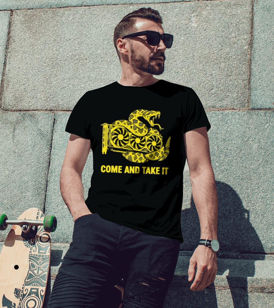 Come And Take It Snake GPU Graphic Card T-Shirt