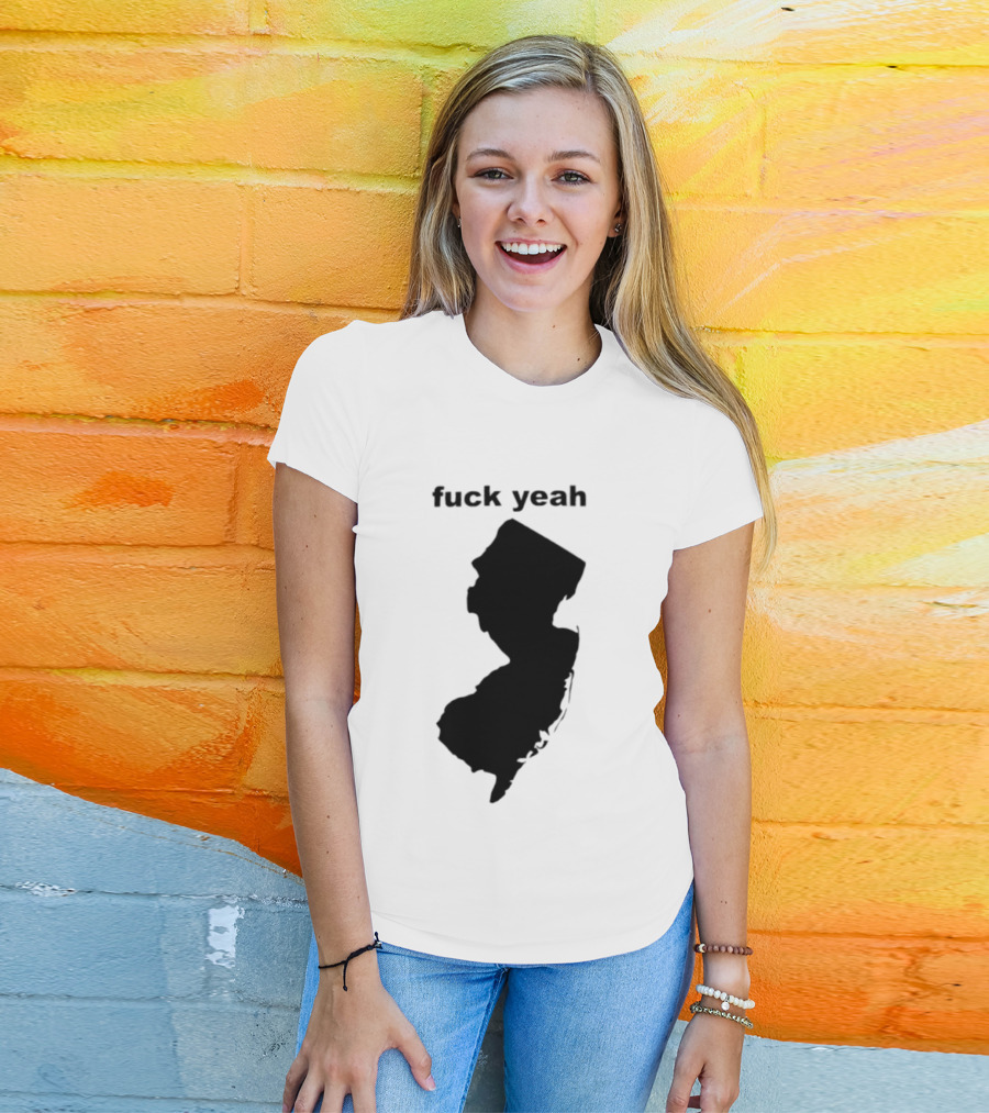 Fuck Yeah New Jersey Map T-Shirt