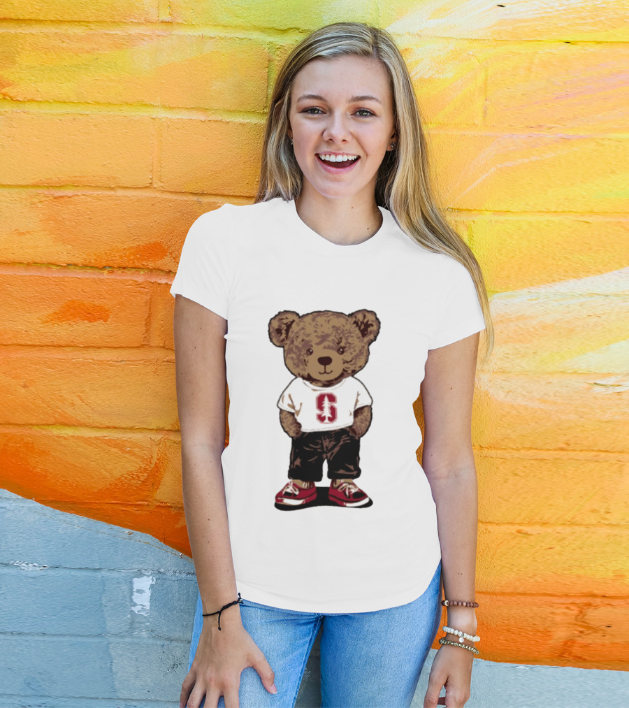 Stanford Cardinal 2026 Teddy Bear NCAA Fan Gear T-Shirt
