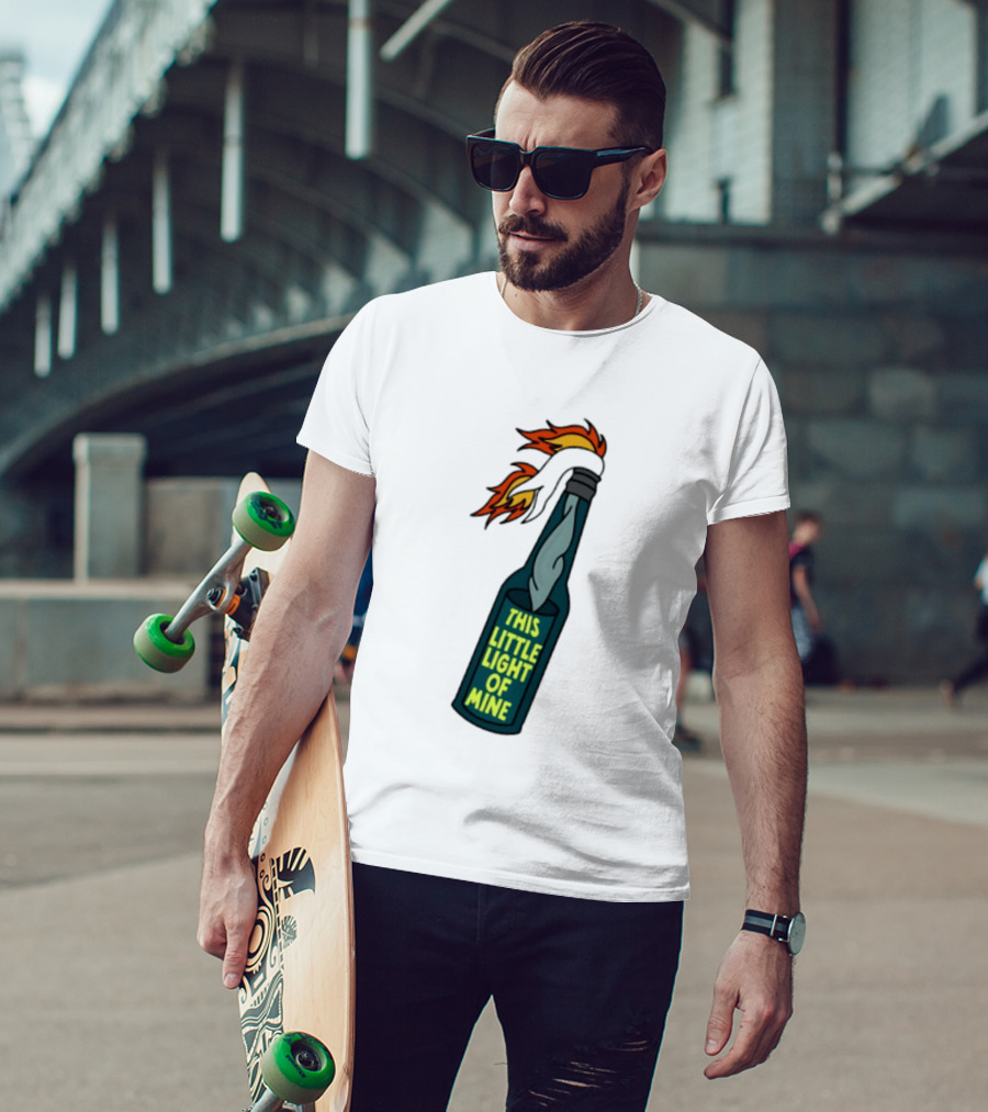 This Little Light Of Mine Molotov Cocktail Flame Bottle T-Shirt