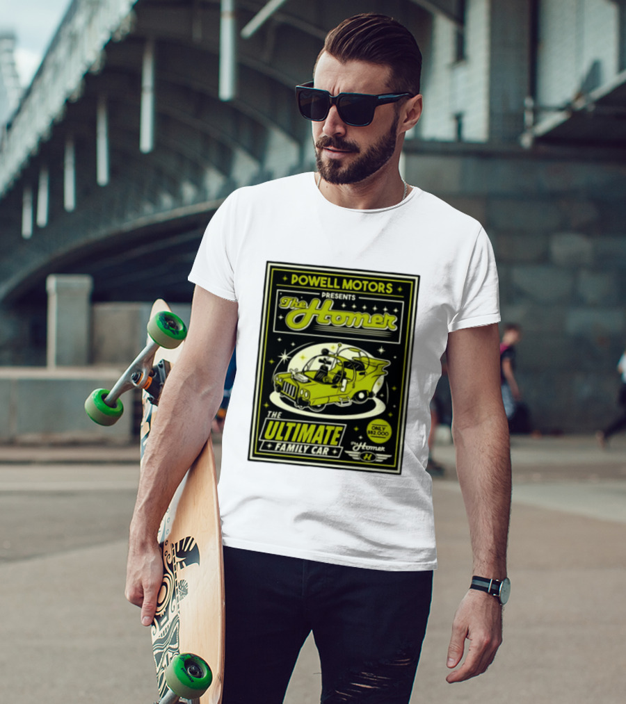 POWELL MOTORS The Homer Ultimate Family Car Only $82,000 T-Shirt