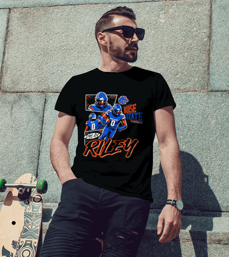 Boise State Broncos Football Riley Comic Book T-Shirt