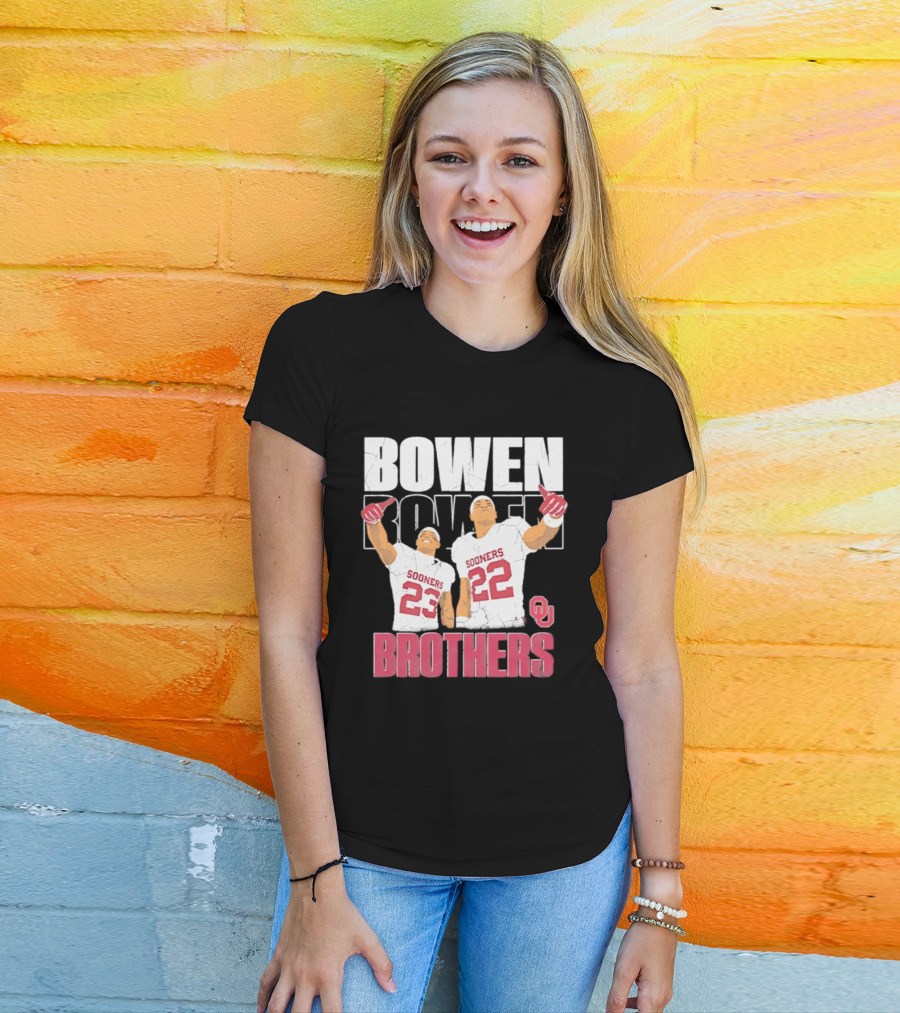 Bowen Brothers Sooners NCAA Football OU T-Shirt