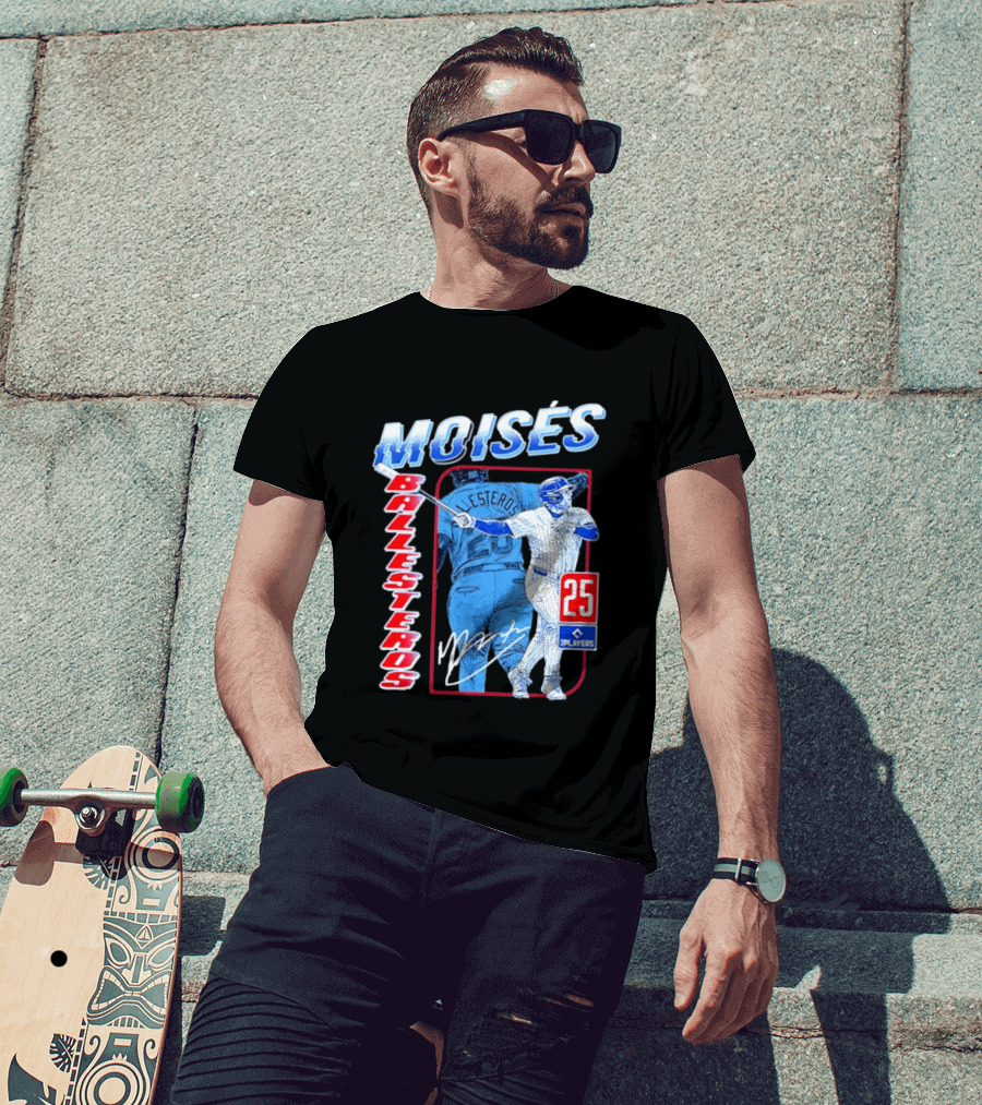 Moisés Ballesteros 25 Chicago Player Baseball T-Shirt