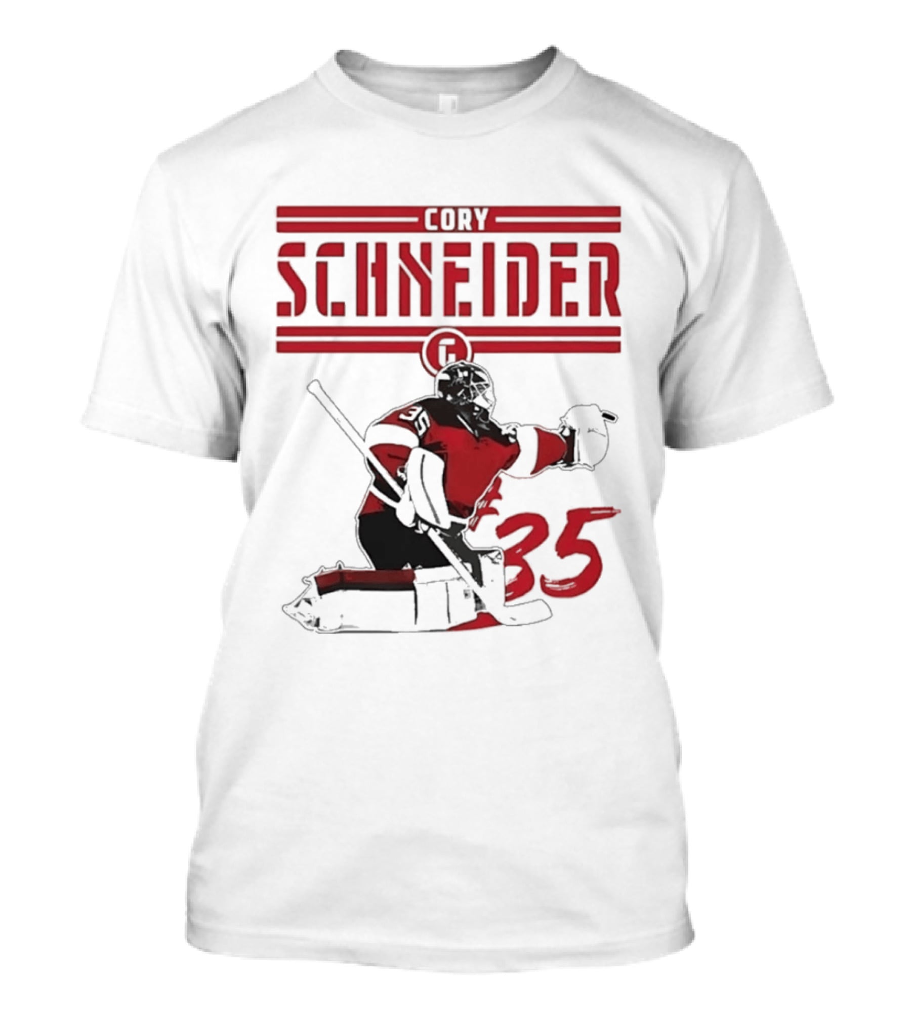 Cory Schneider New Jersey Devils Hockey Player 35 T-Shirt