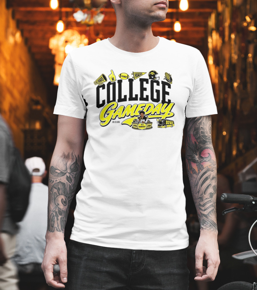 Kamari Moulton College Gameday Iowa Hawkeyes 2026 ESPN T-Shirt
