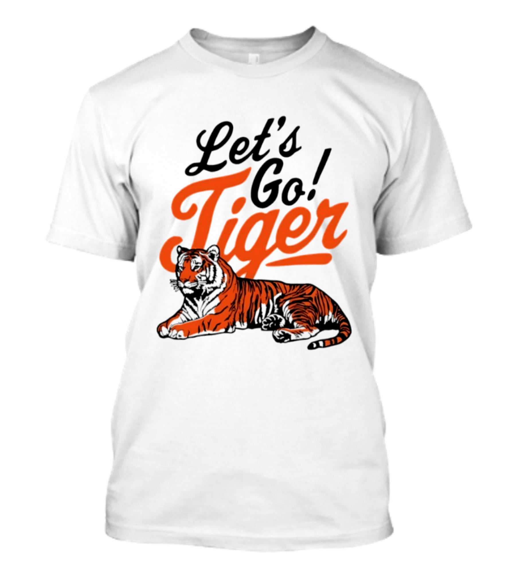 Let's Go Tiger Cincinnati Bengals Football Fan Gear T-Shirt