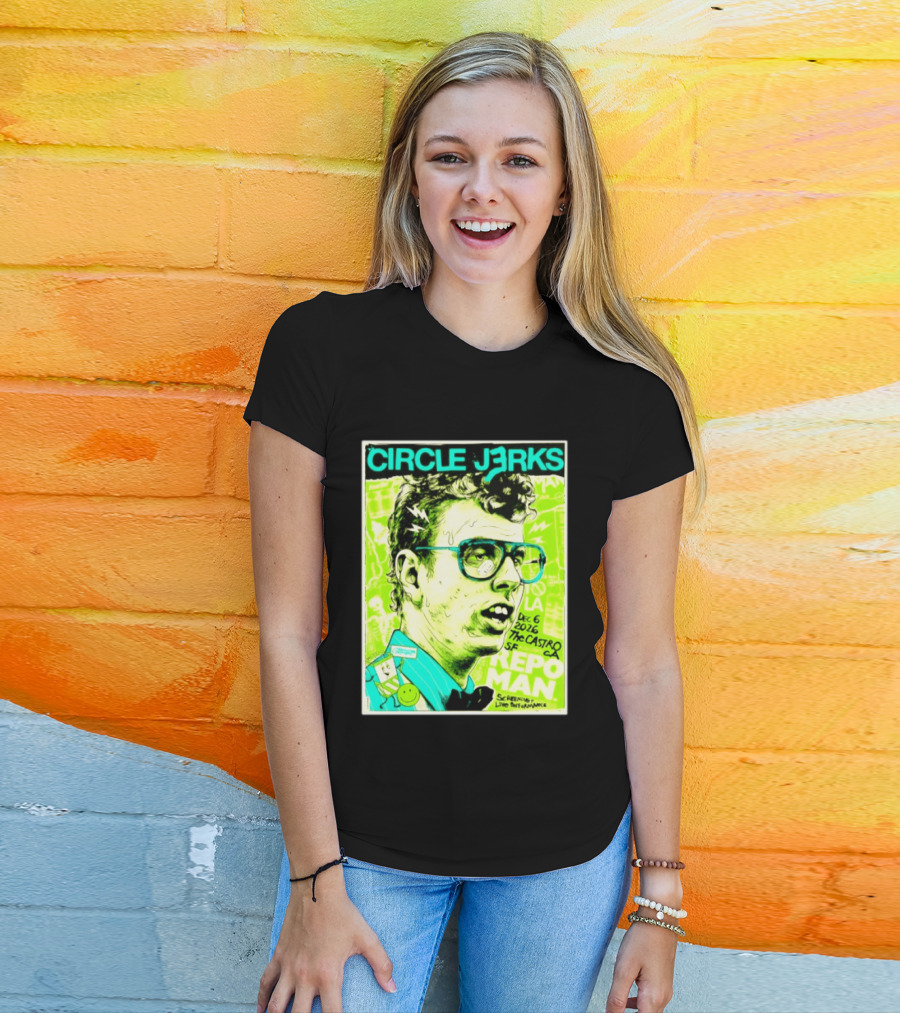 Circle Jerks Repo Man Screening Dec 6 2026 The Castro SF Live Performance T-Shirt