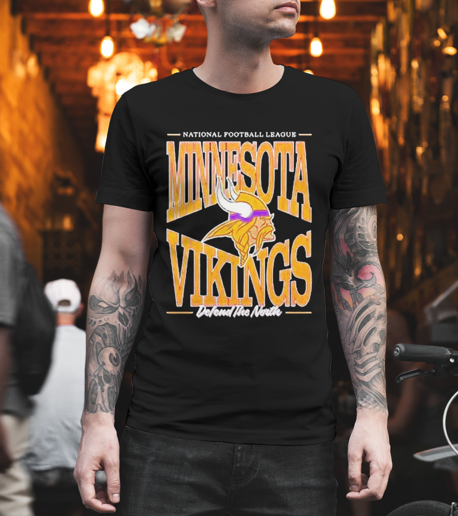 National Football League Minnesota Vikings Defend The North T-Shirt
