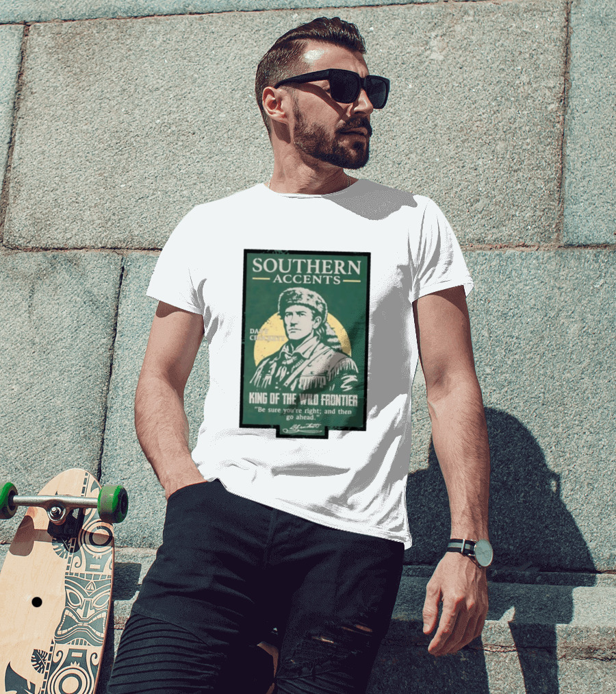 Southern Accents Davy Crockett King Of The Wild Frontier T-Shirt