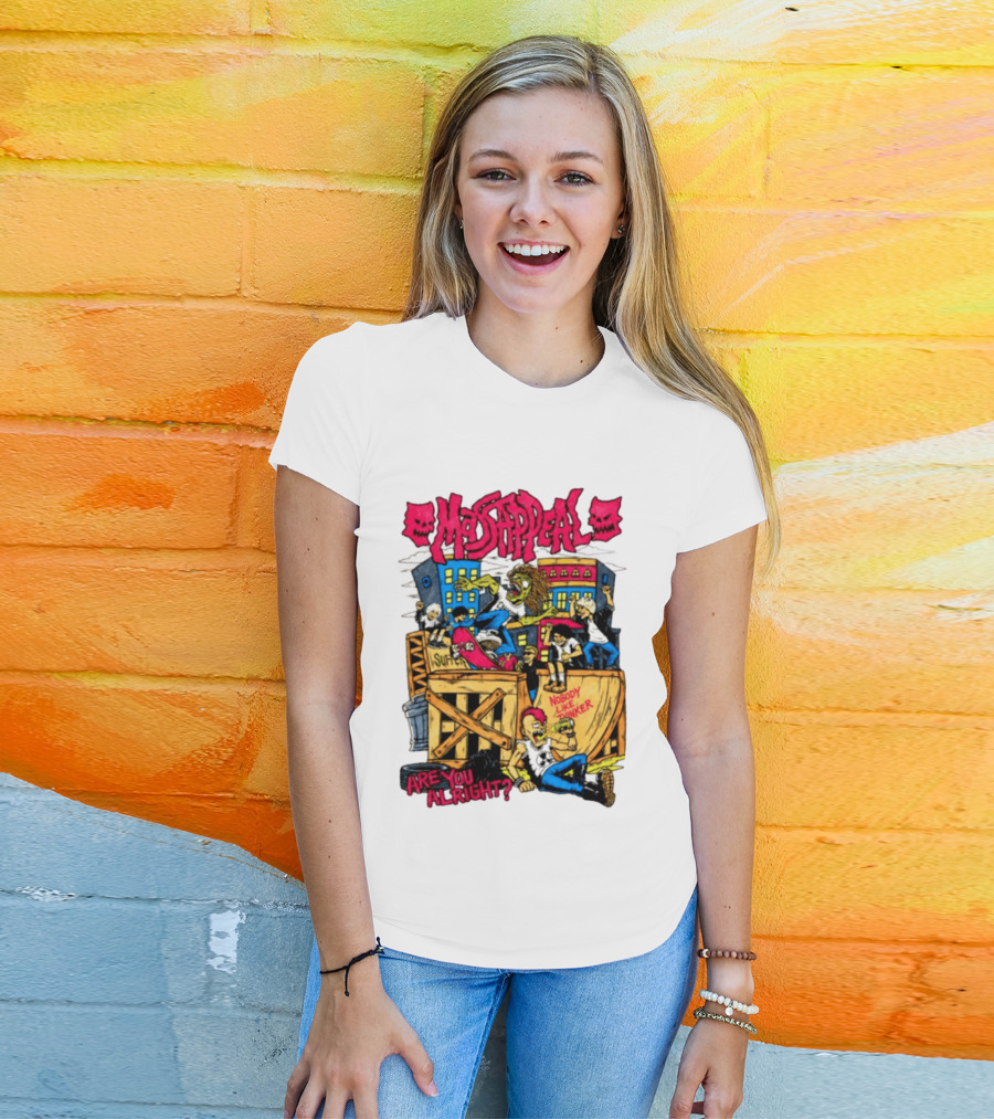 Massappeal Are You Alright Nobody Like Thinker Suffer Skateboarding Scene T-Shirt