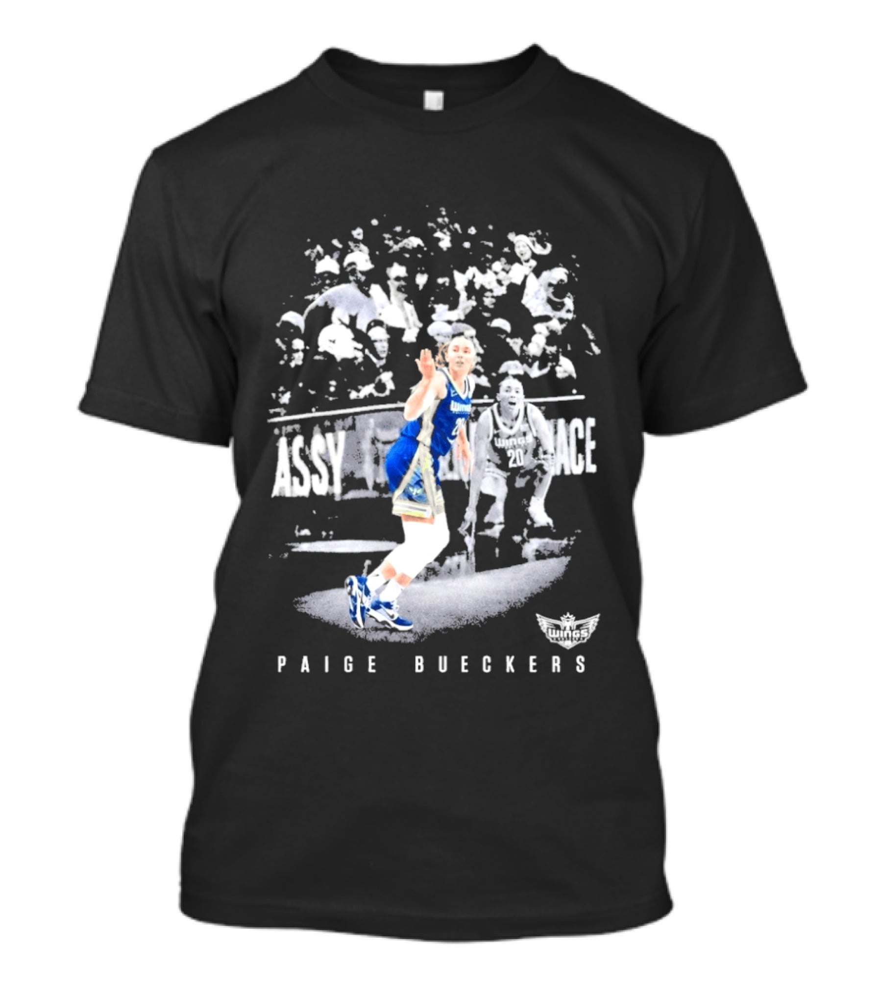 Alysha Clark Assist Paige Bueckers Wings T-Shirt