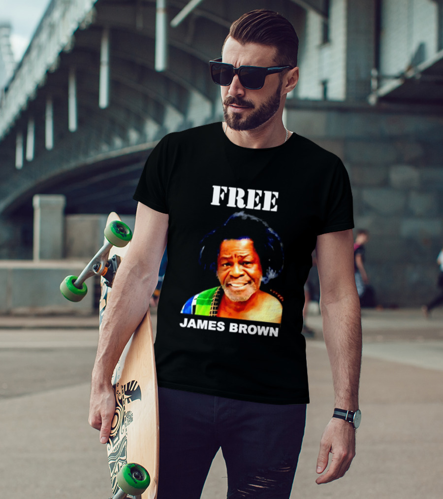 FREE James Brown Godfather Of Soul Funk T-Shirt
