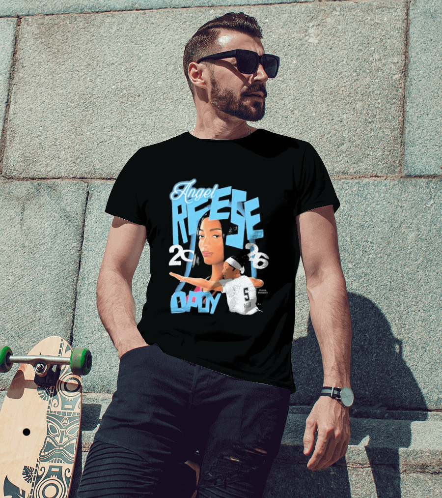 Angel Reese 2026 DPOY Basketball Player T-Shirt