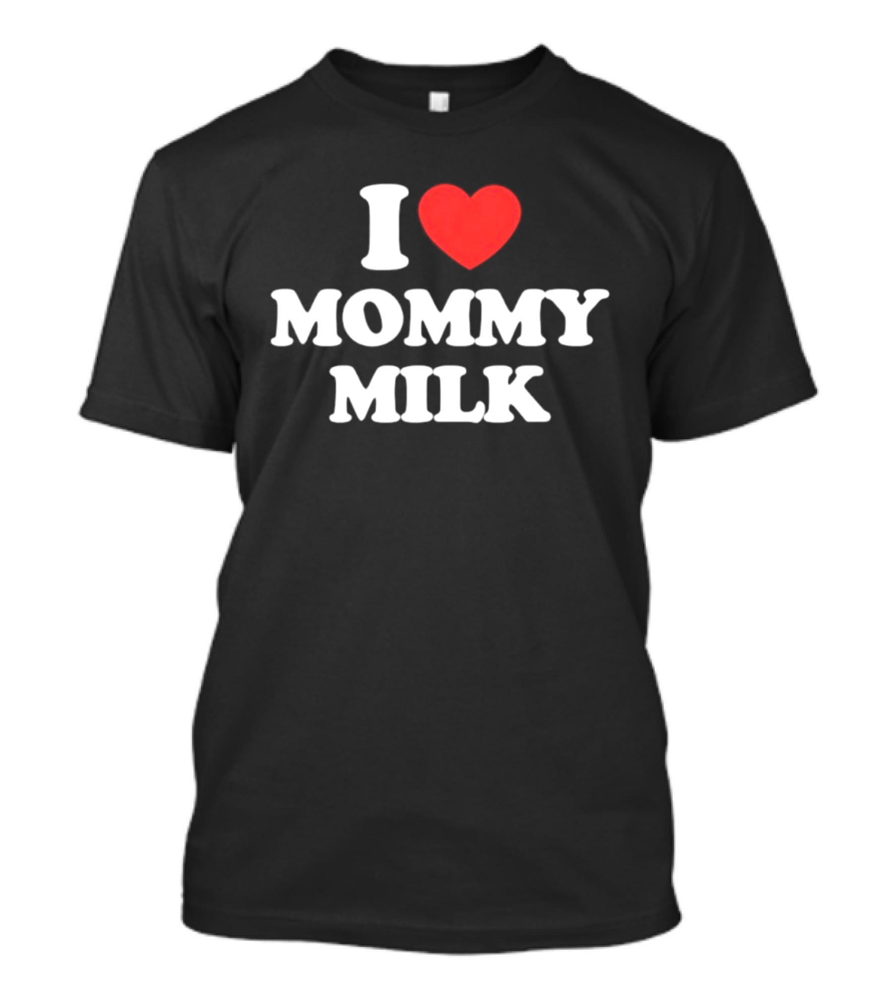 I Heart Mommy Milk Red Heart T-Shirt