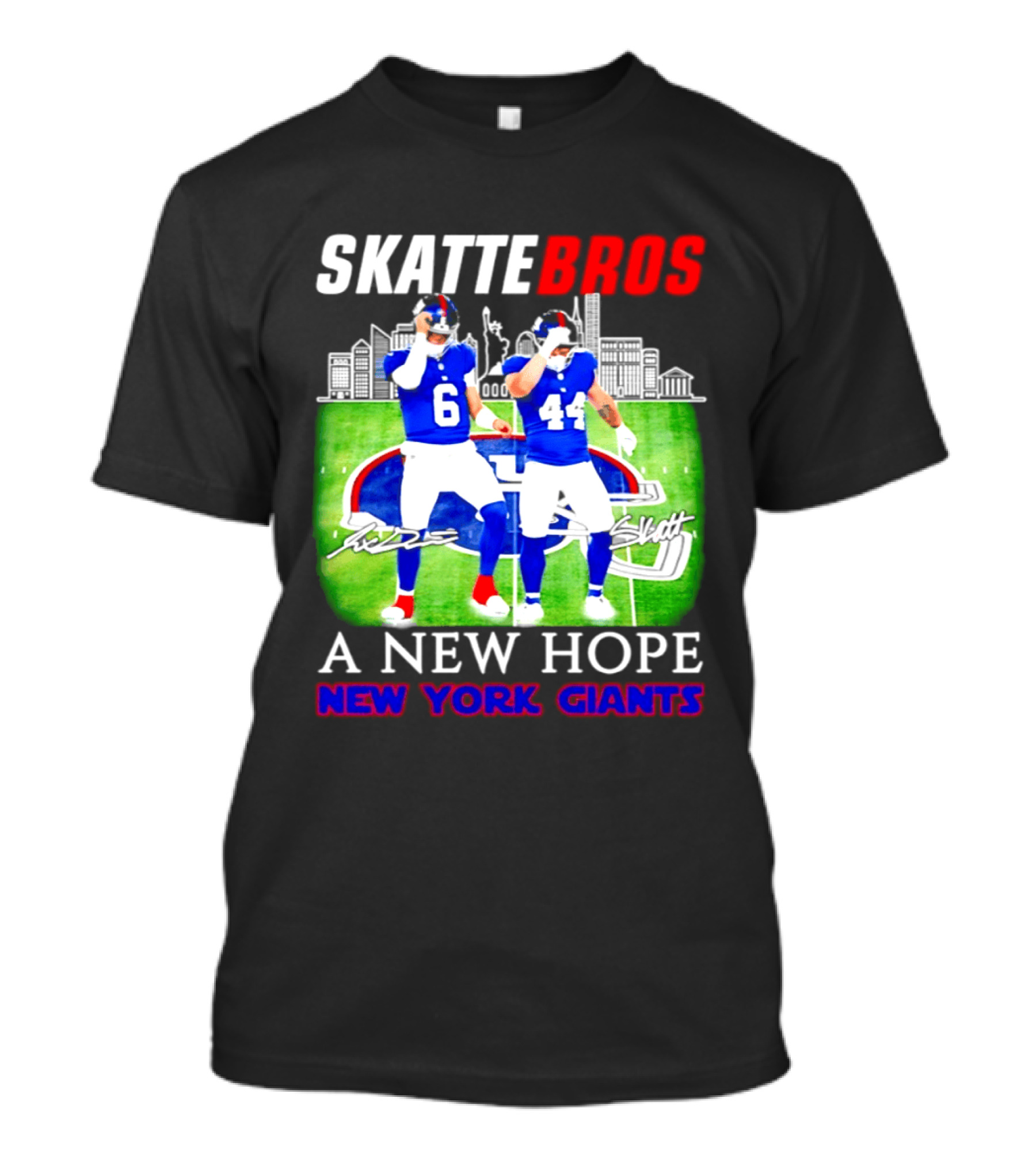 Skattebros Jaxson Dart Cam Skattebo New York Giants A New Hope T-Shirt