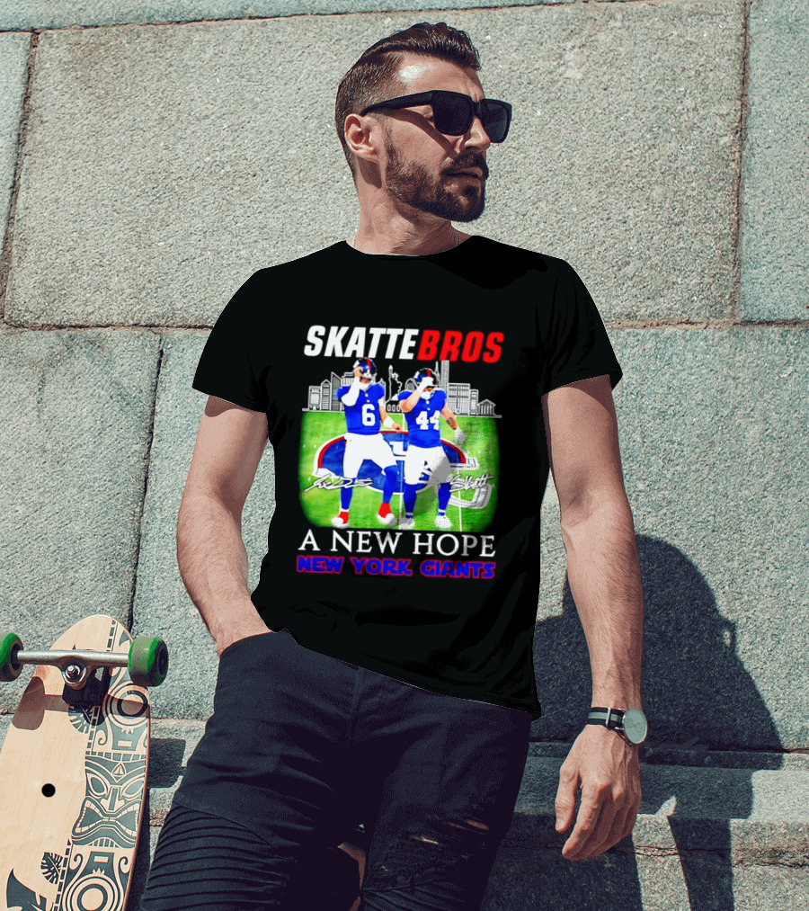 Skattebros Jaxson Dart Cam Skattebo New York Giants A New Hope T-Shirt