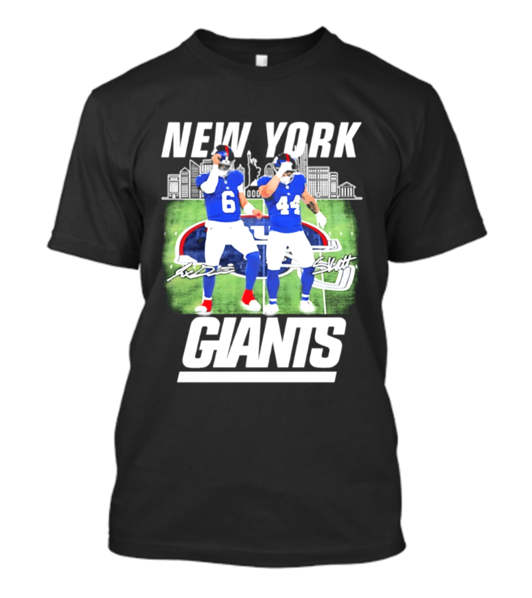 New York Giants Jaxson Cam Signatures Stadium T-Shirt