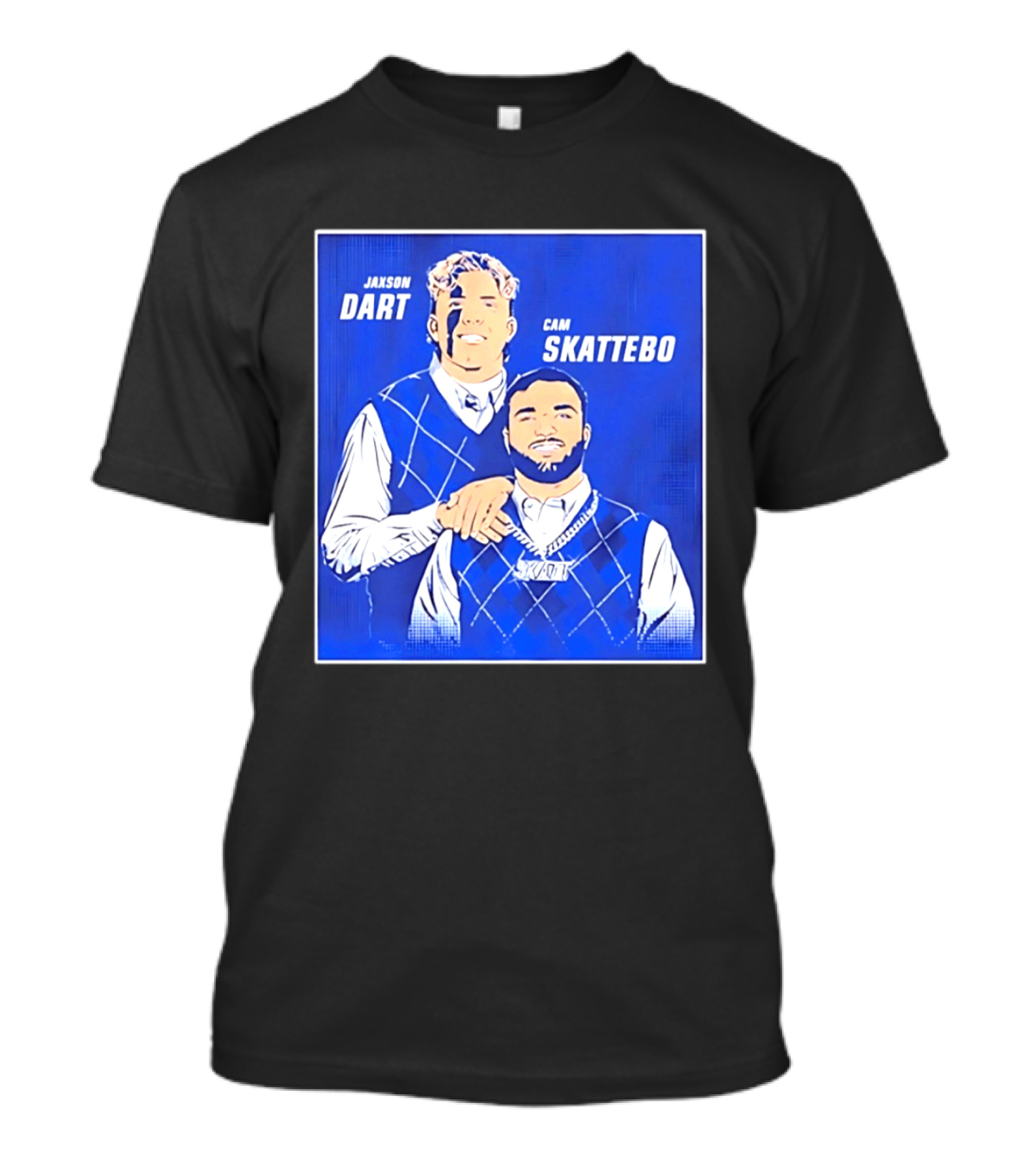 Jaxson Dart Cam Skattebo Step Brothers New York Giants Comedy T-Shirt