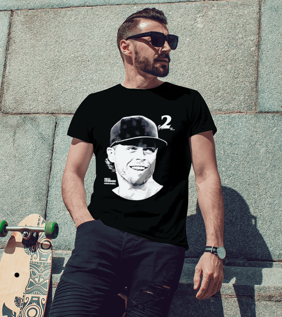 Chicago Cubs Nico Hoerner 2 MLB 2026 Lineage Series T-Shirt