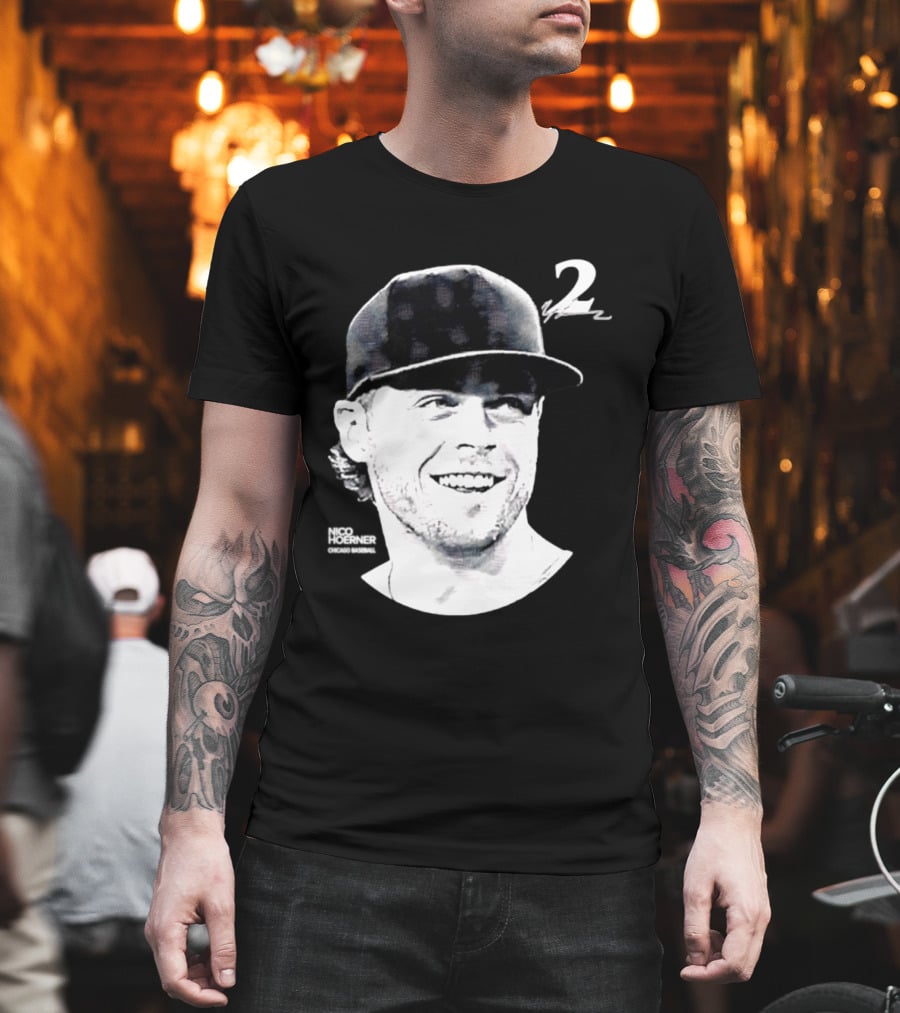 Chicago Cubs Nico Hoerner 2 MLB 2026 Lineage Series T-Shirt