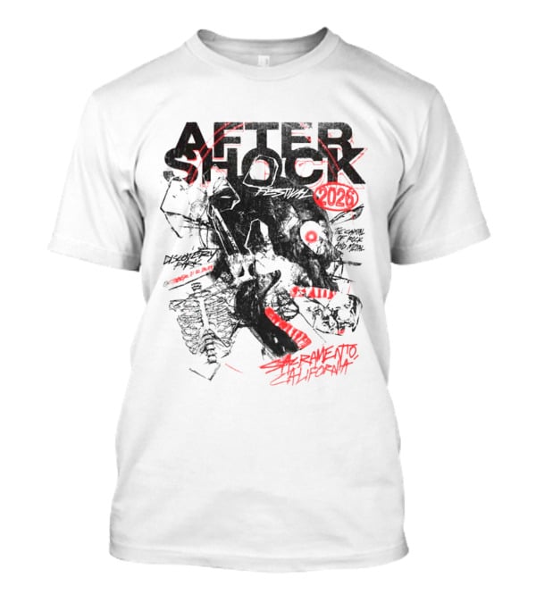 Aftershock Festival 2026 Sacramento California October 1 4 The Sound Of Rock N' Roll Chatter Brain T-Shirt