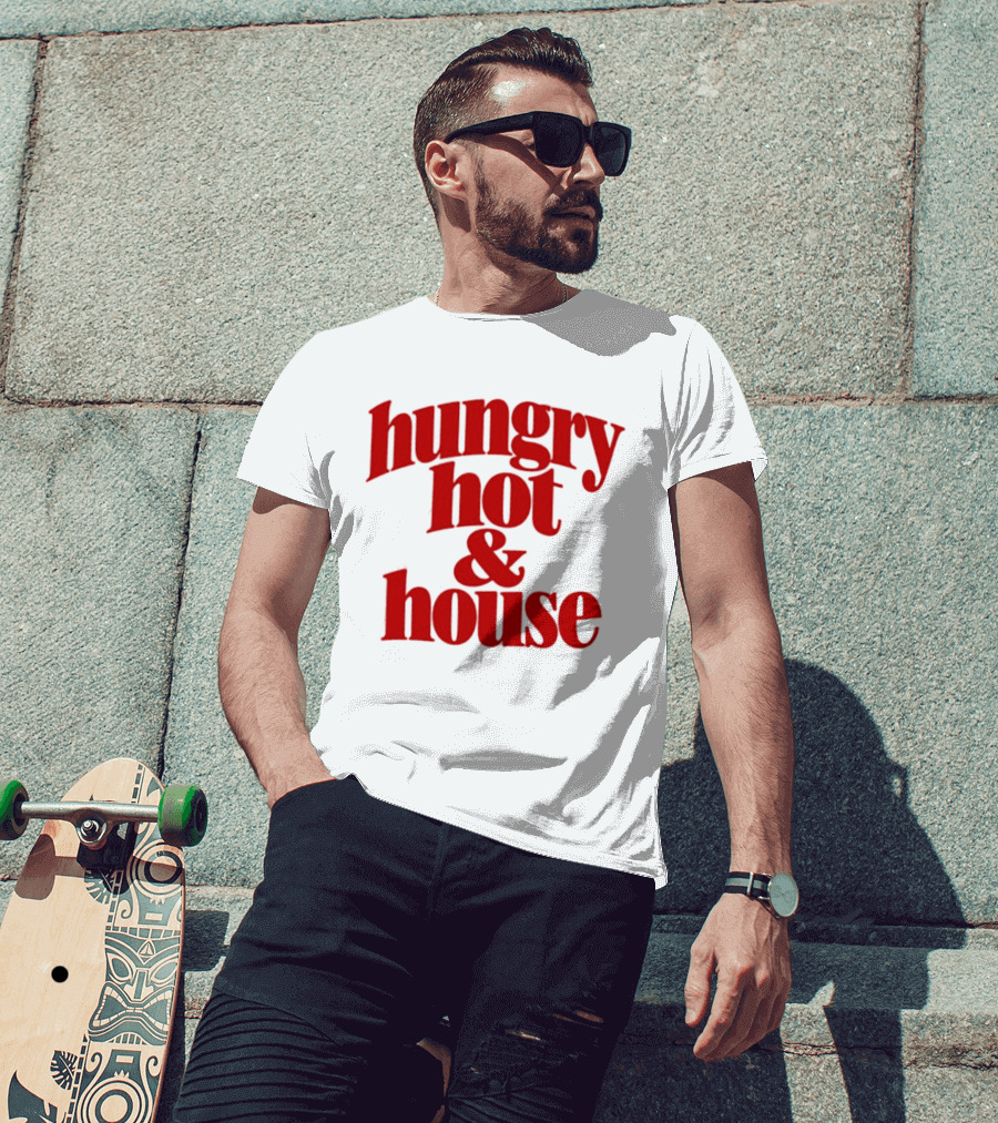 Hungry Hot House Food Red T-Shirt