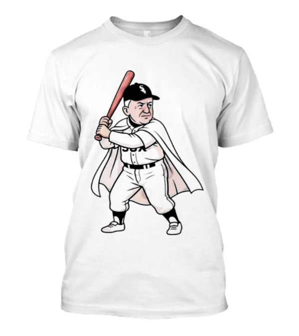 Pope Leo Swing Chicago White Sox 2026 Cartoon Baseball Player T-Shirt