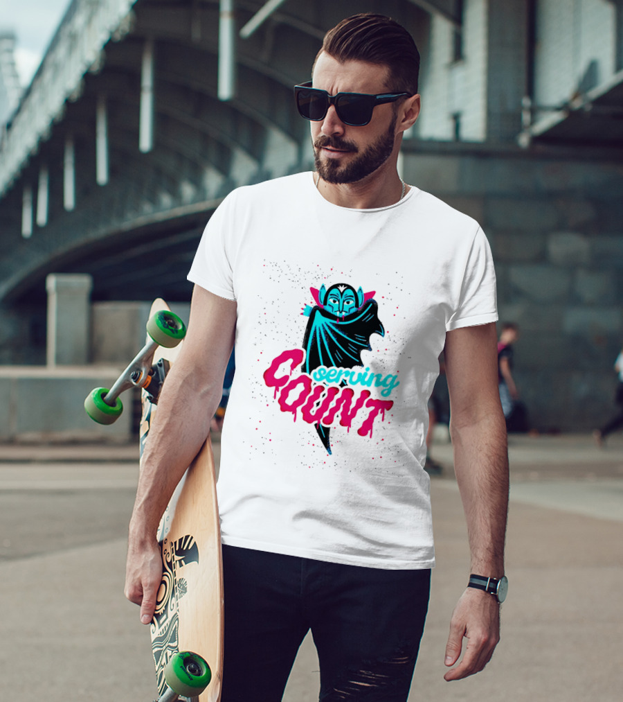 Serving Cunt Dracula Vampire Pastel Gothic Halloween T-Shirt