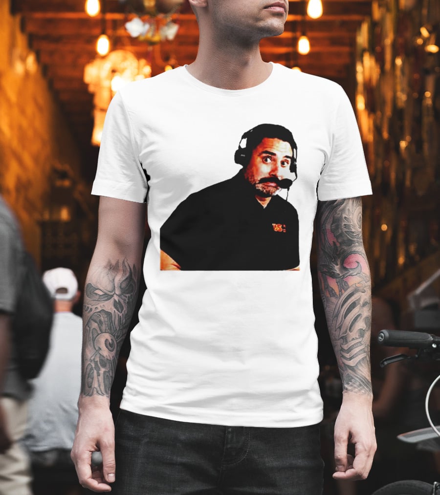 Steve Sarkisian Headset Shocked Longhorns Face Meme T-Shirt