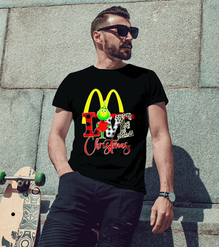 McDonald's Grinch Love Christmas 2026 Collaboration T-Shirt