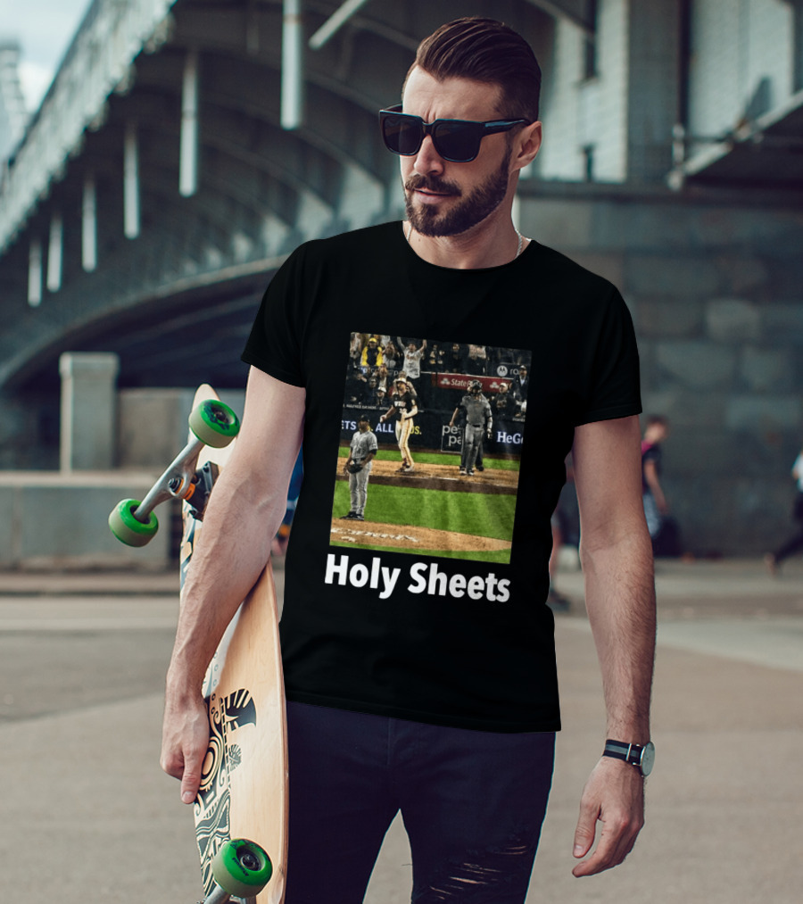 Ty France Holy Sheets Baseball Moment Fan Celebration T-Shirt