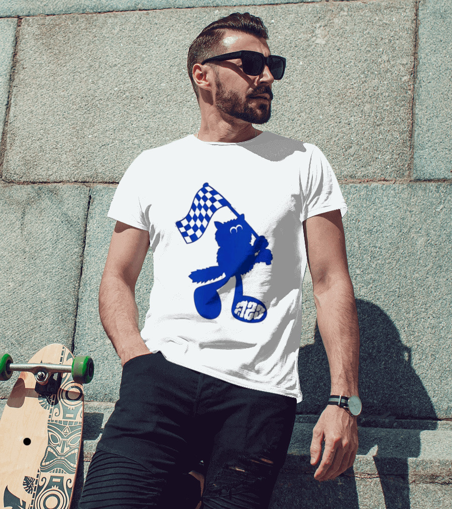 Alex Albon Quadrant Singapore Race Week Mascot 23 Checkered Flag T-Shirt
