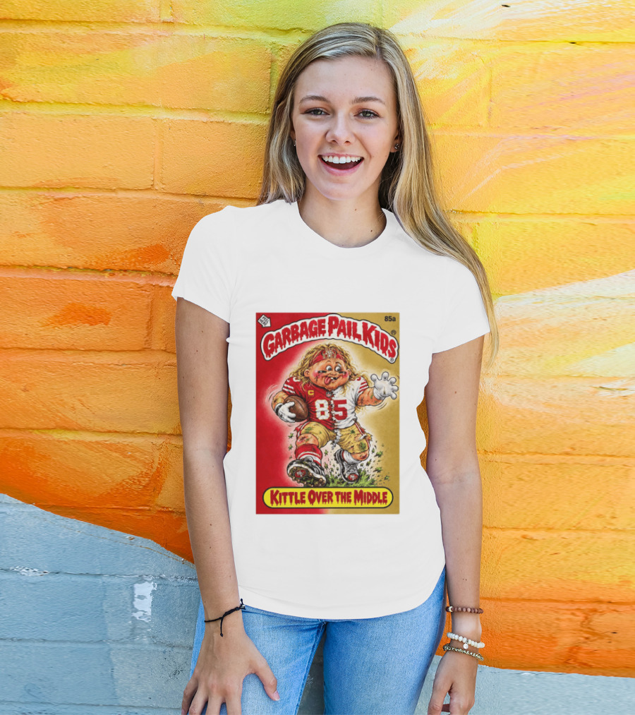Garbage Pail Kids 85a Kittle Over The Middle San Francisco 49ers Football T-Shirt