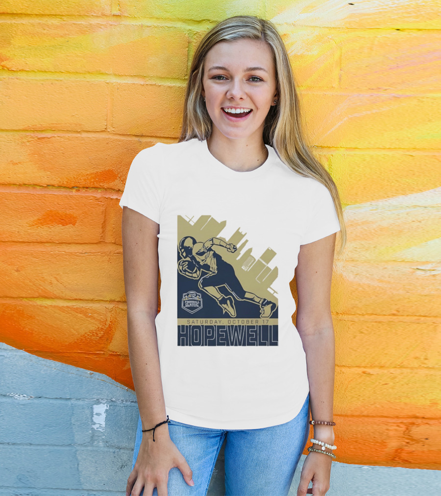 Hopewell Football Classic Saturday October 17 City Skyline T-Shirt