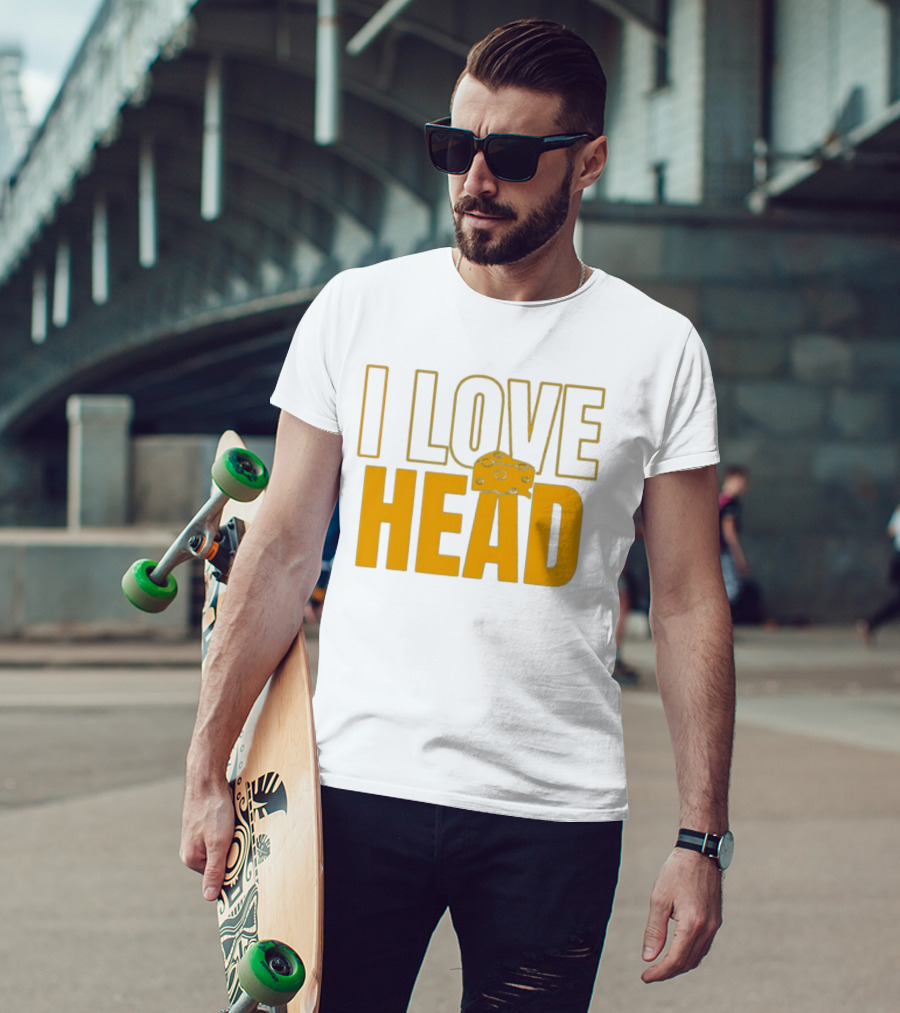I Love Head Cheese Green Bay Packers T-Shirt