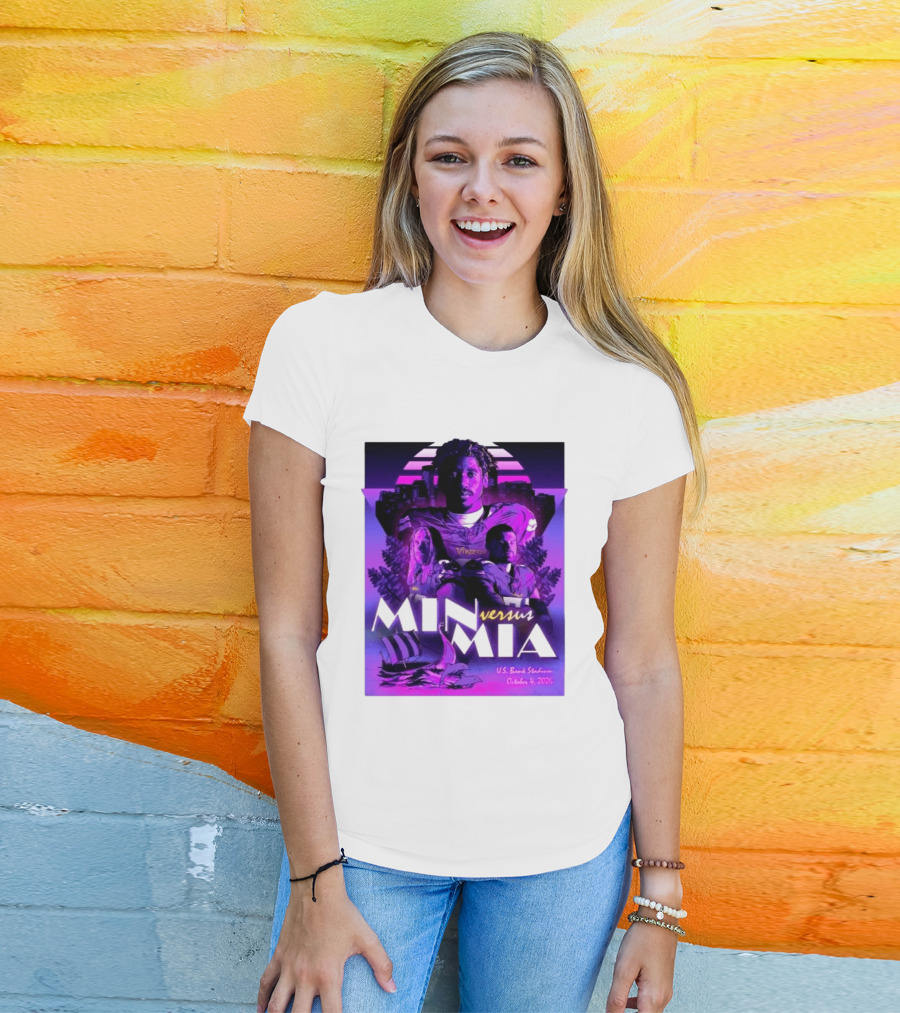MIN Vs MIA U.S Bank Stadium October 4 2026 T-Shirt