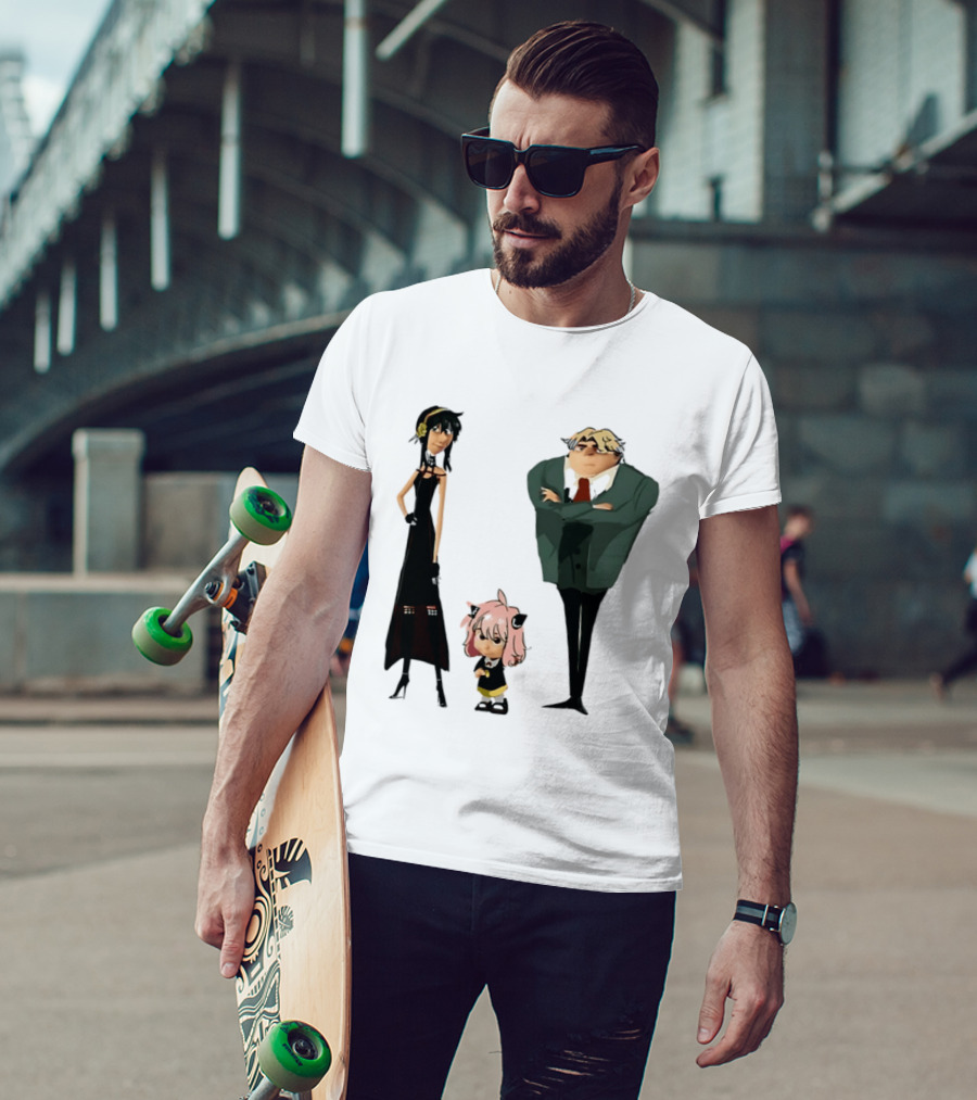 Despicable X Family Loid Forger Yor Forger Anya Forger Spy X Family Characters T-Shirt